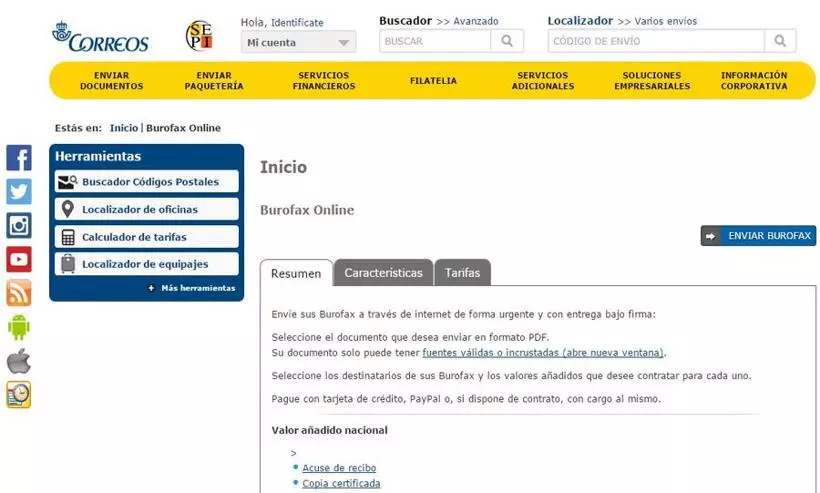 Sabes qué es un burofax