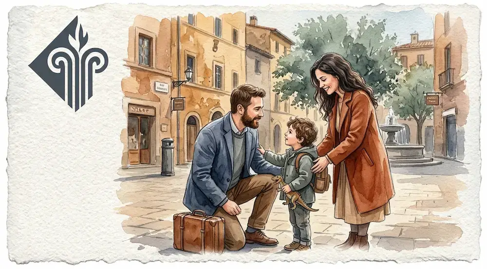 Régimen de visitas de padres separados