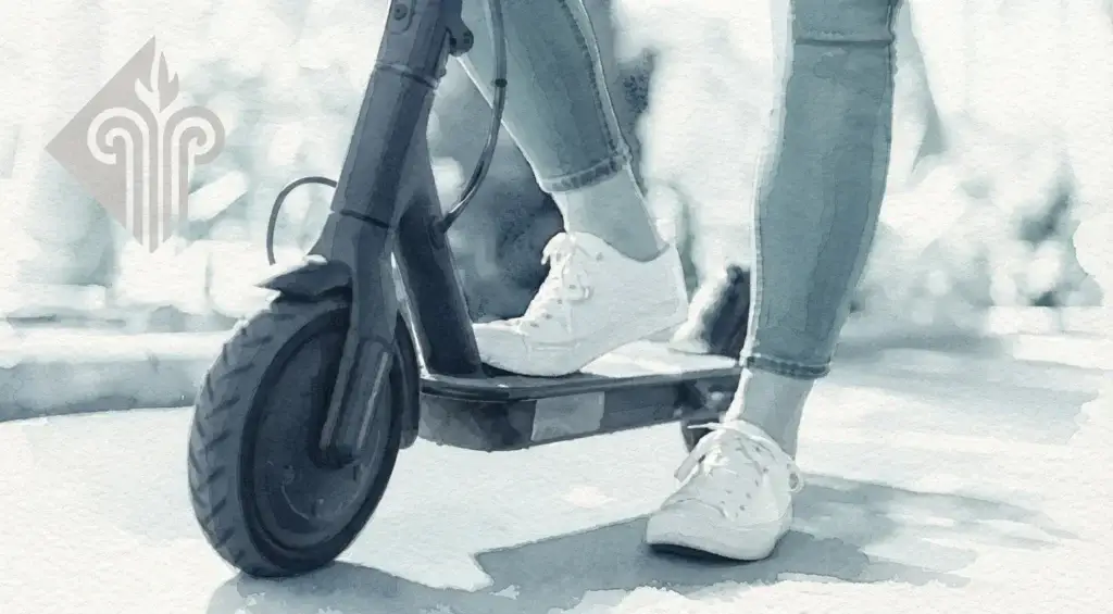 Accidente de patinete en Madrid